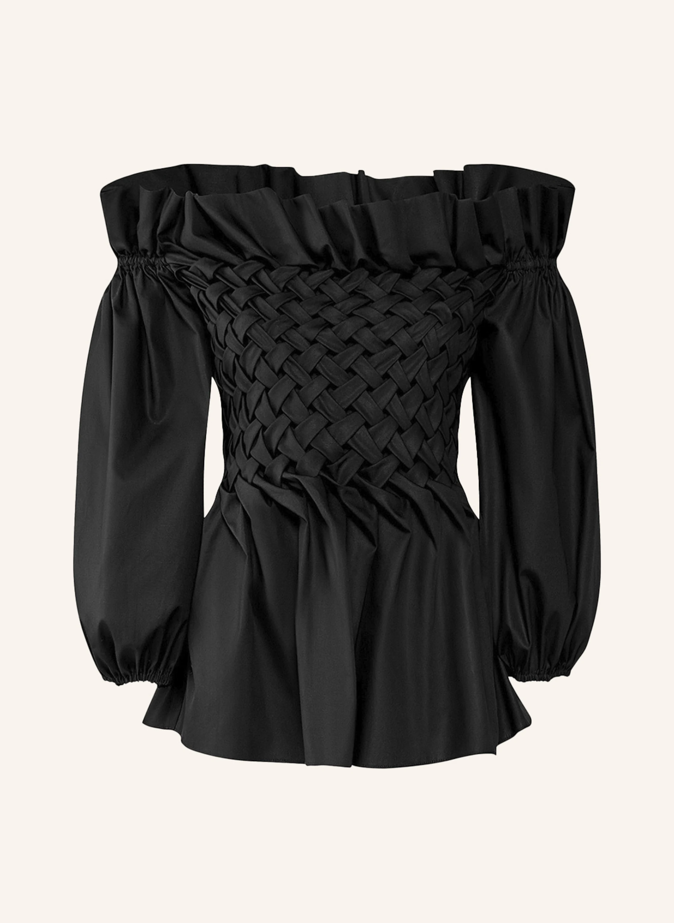 ARMARGENTUM Cold-Shoulder-Bluse JASMINE mit 3/4 Arm