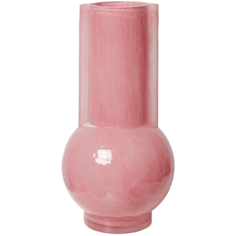HKliving Glass vaas flamingo pink