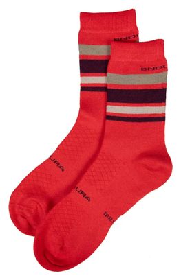 Chaussette Endura Baabaa Stripe Rouge