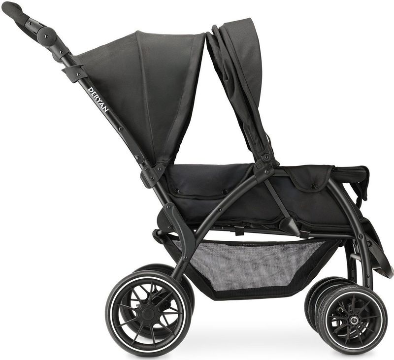 Deryan Luxe Elena Dubbele buggy- duo buggy – tandem buggy – Compact en lichtgewicht