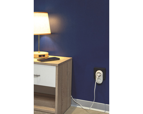 Stekkeradapter met dimmer, 40-280 watt, wit