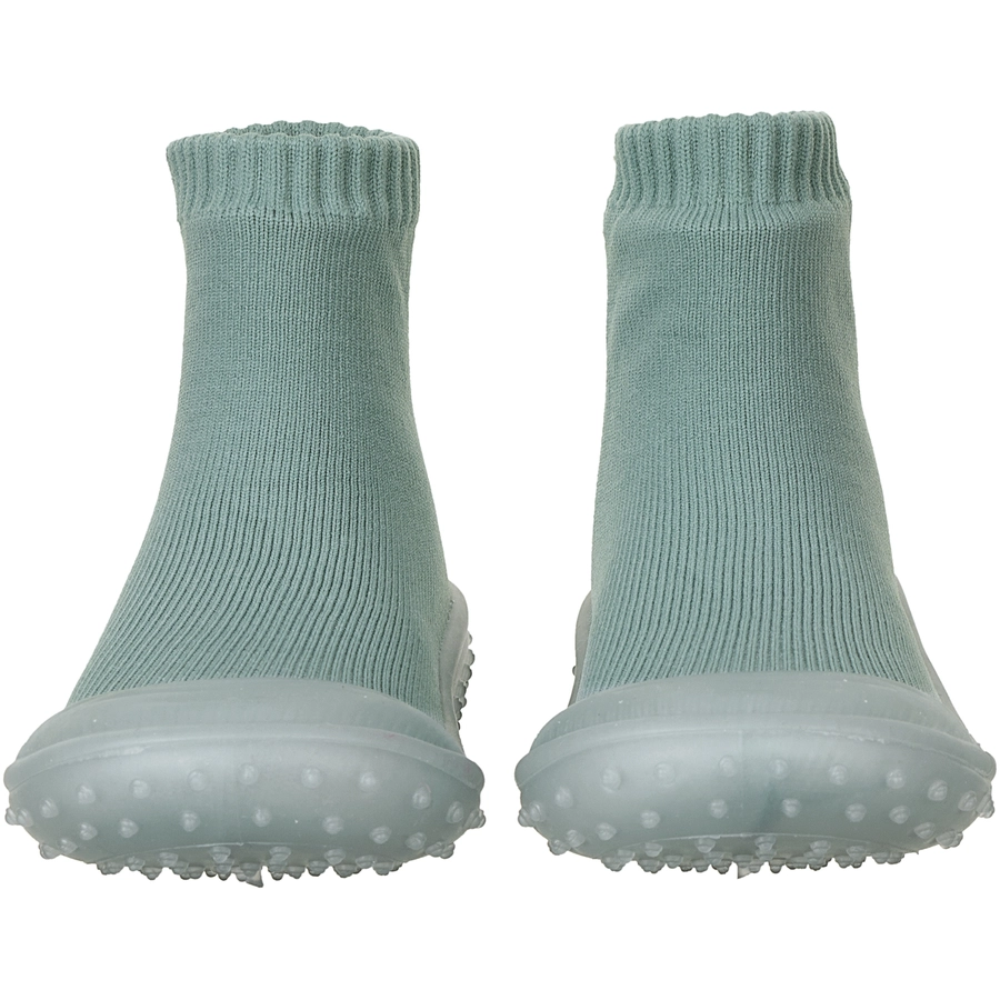 Sterntaler Adventure-Socks Uni steingrün
