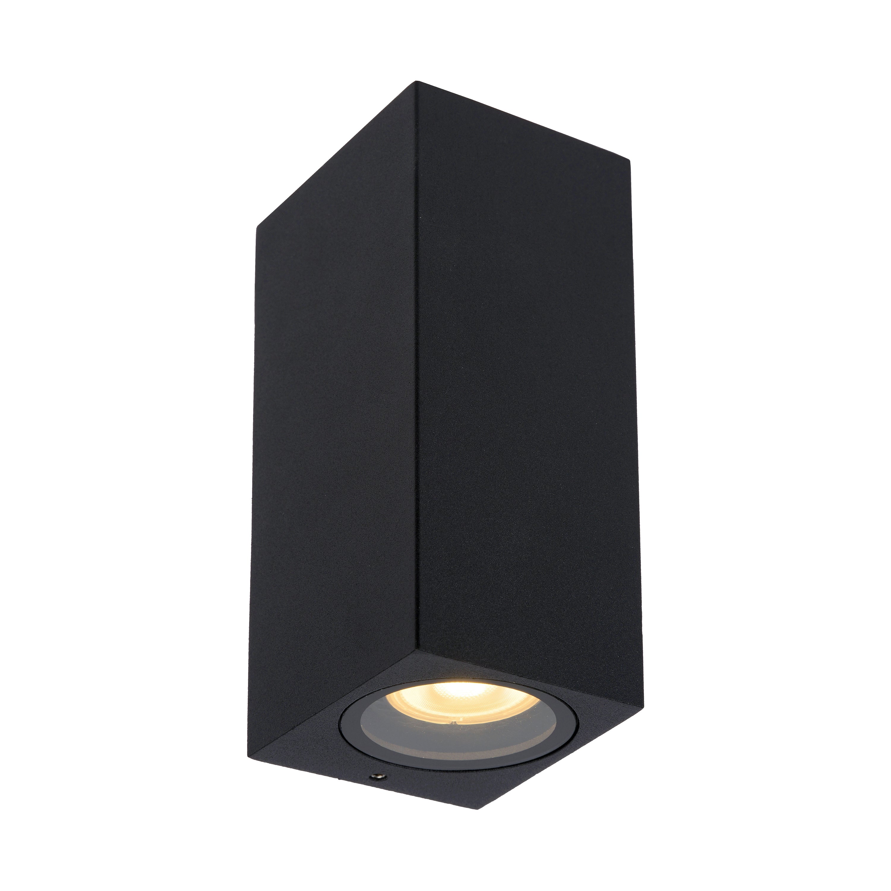 Zaro 2 wandlamp buiten IP44 vierkant zwart