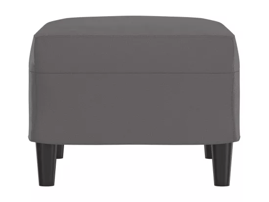 Repose-pied Gris 60x50x41 cm Similicuir