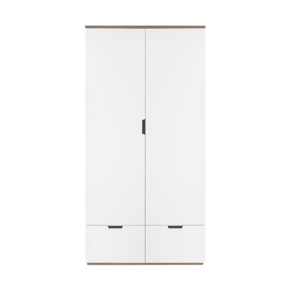 Kidsmill Sepp Kledingkast 2-Deurs Wit / Beuken