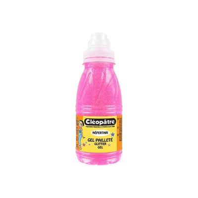 Cléopâtre NÉFERTARI - Peinture gel à paillettes - rose - 250 ml