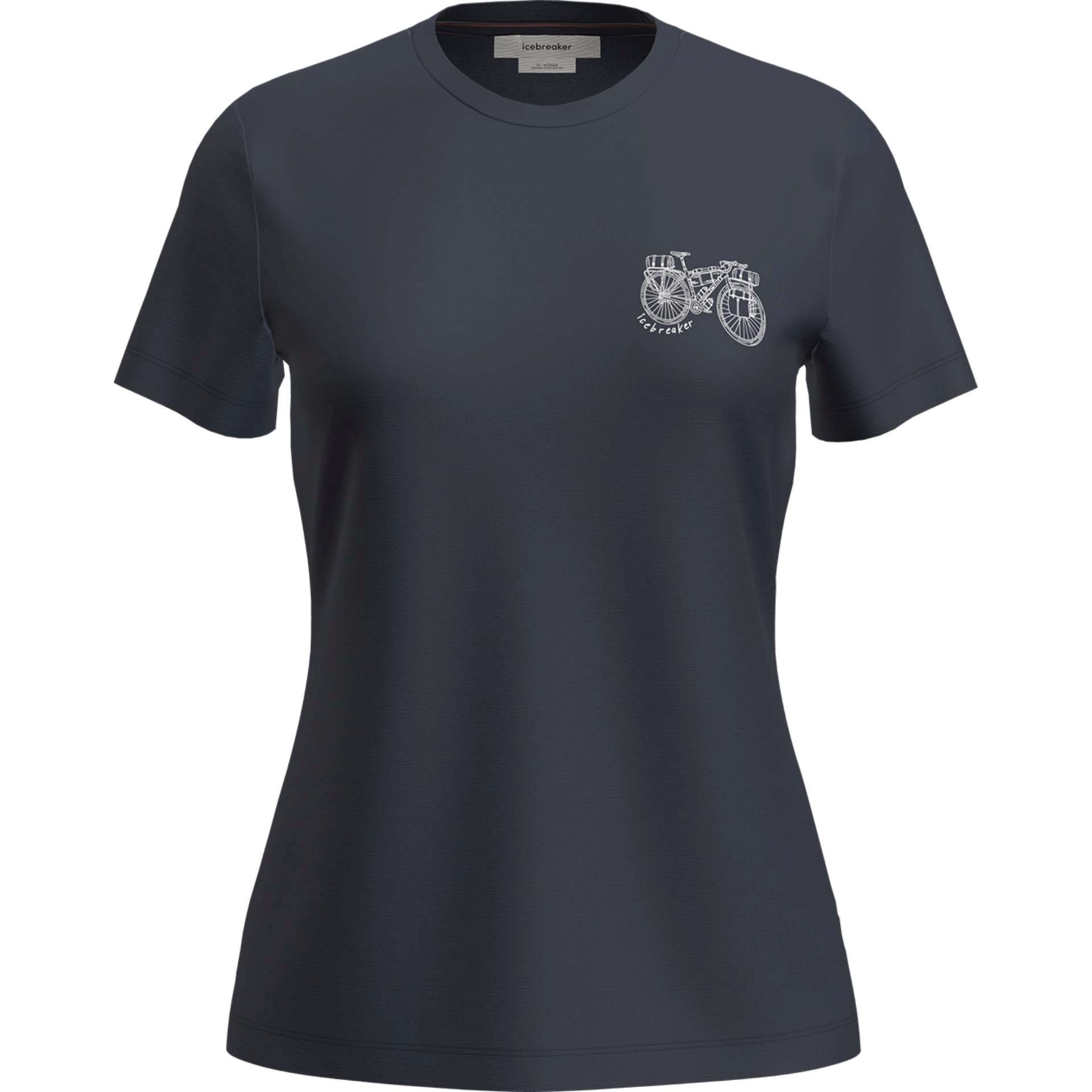 Icebreaker 150 Tech Lite SS Tee Adventure Ride Womens Midnight