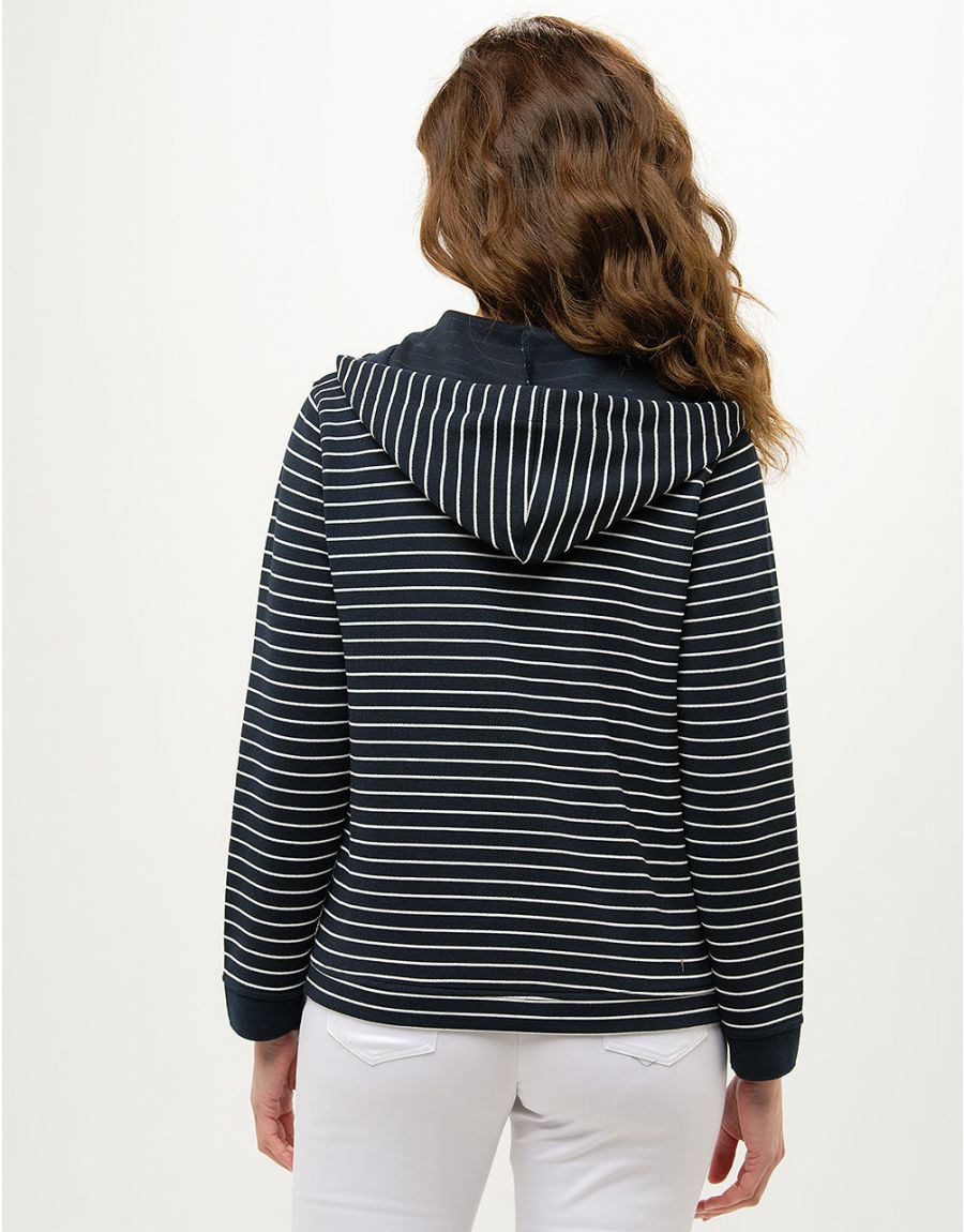 Gilet zippé marine