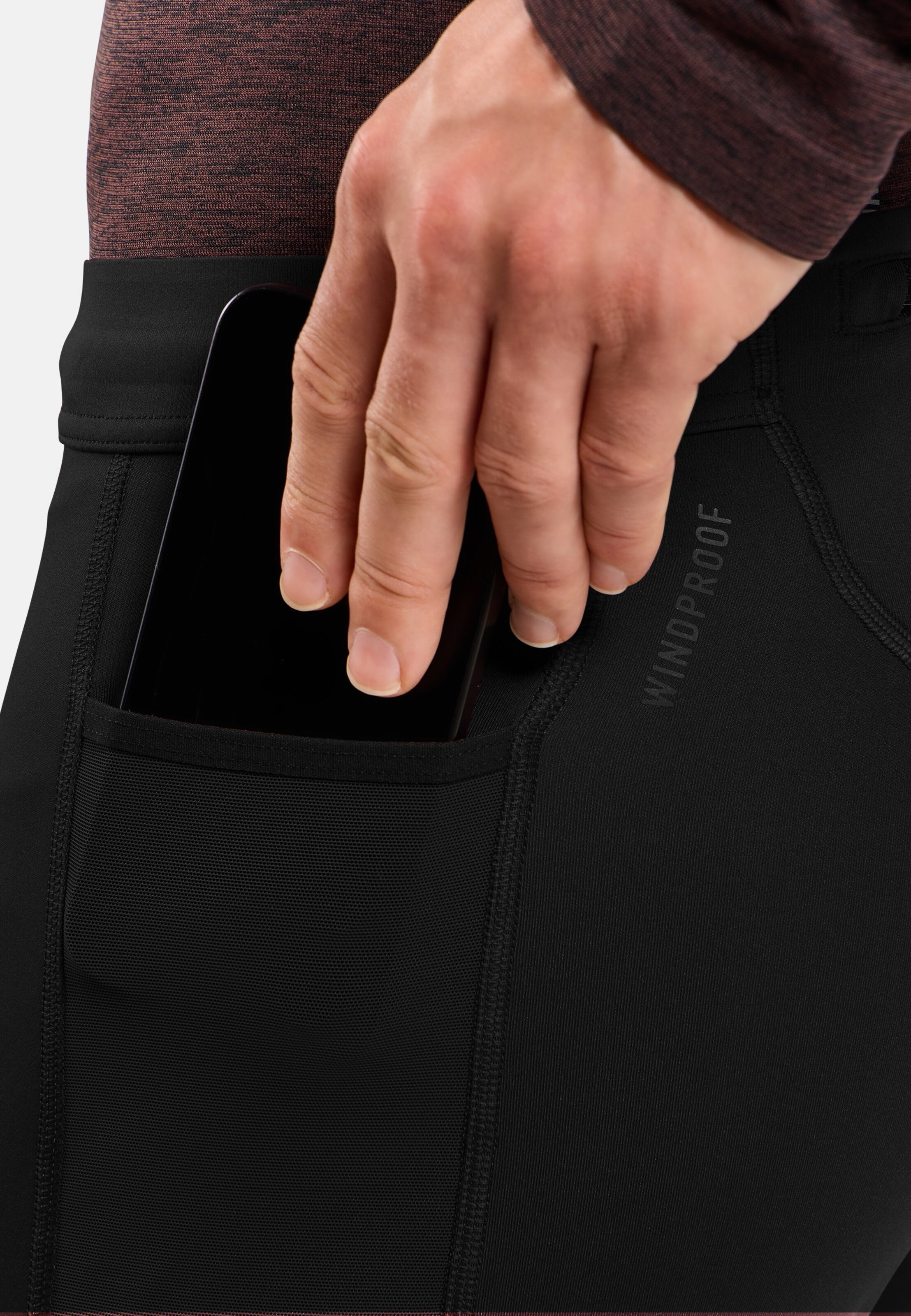 Zeroweight Warm Lauftights 2.0 in black
