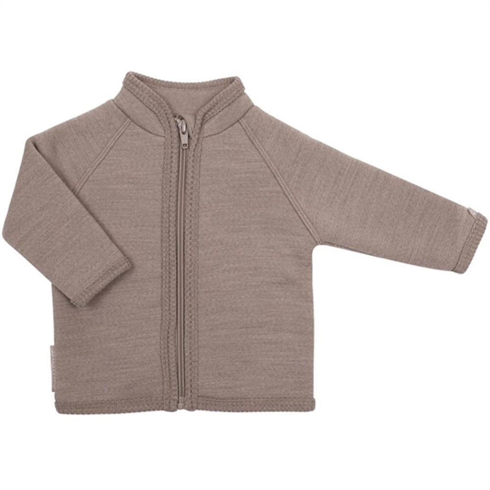 Uld Cardigan med Lynlås Soft Powder