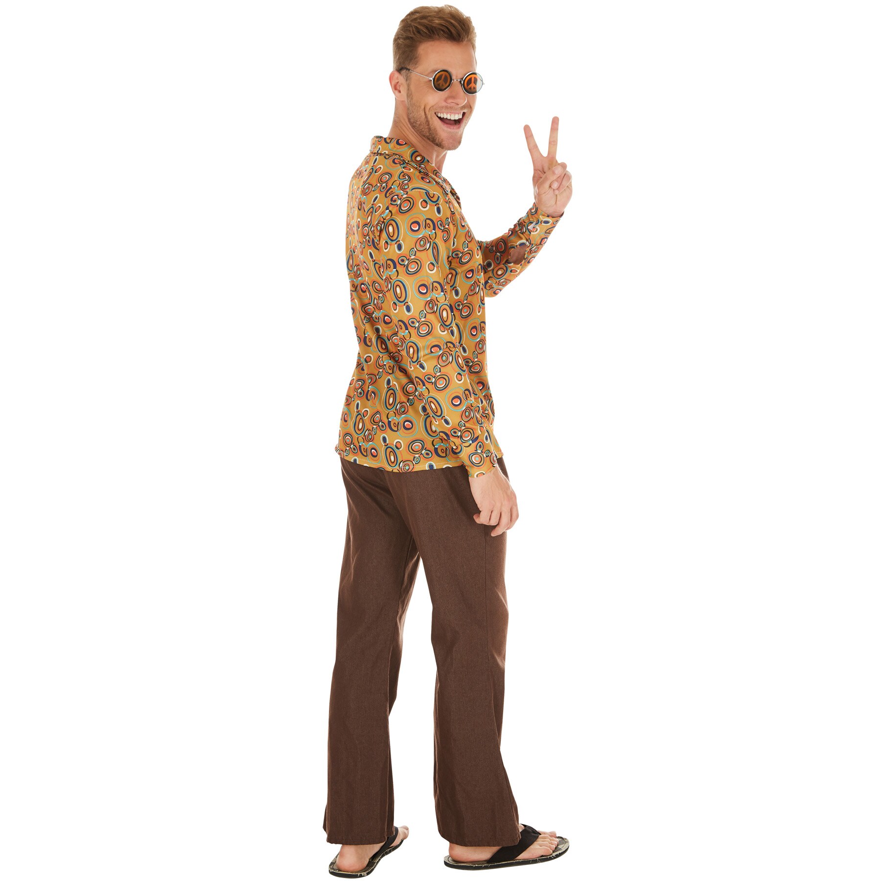 tectake® Herrenkostüm Hippie John