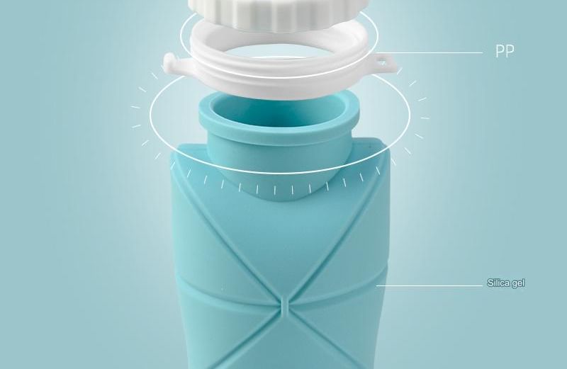 Worthbuy - Opvouwbare siliconen drinkfles (verschillende ontwerpen)