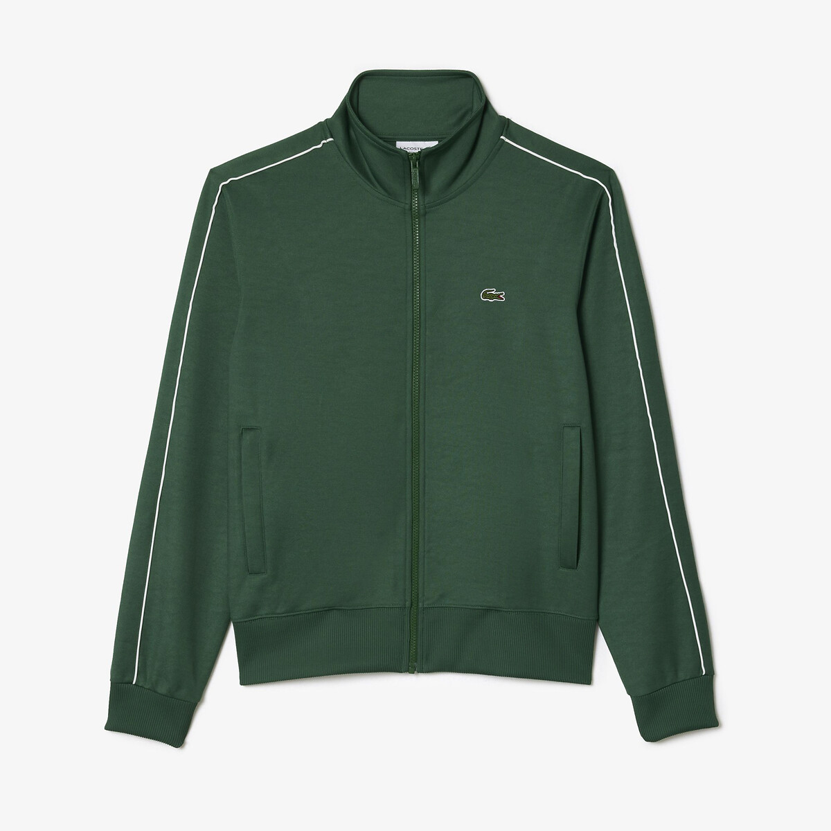 Suéter LACOSTE com zíper e gola alta