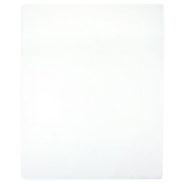 vidaXL Lençóis Ajustáveis 2 Peças 160x200 cm Algodão Jersey Branco - 232839722