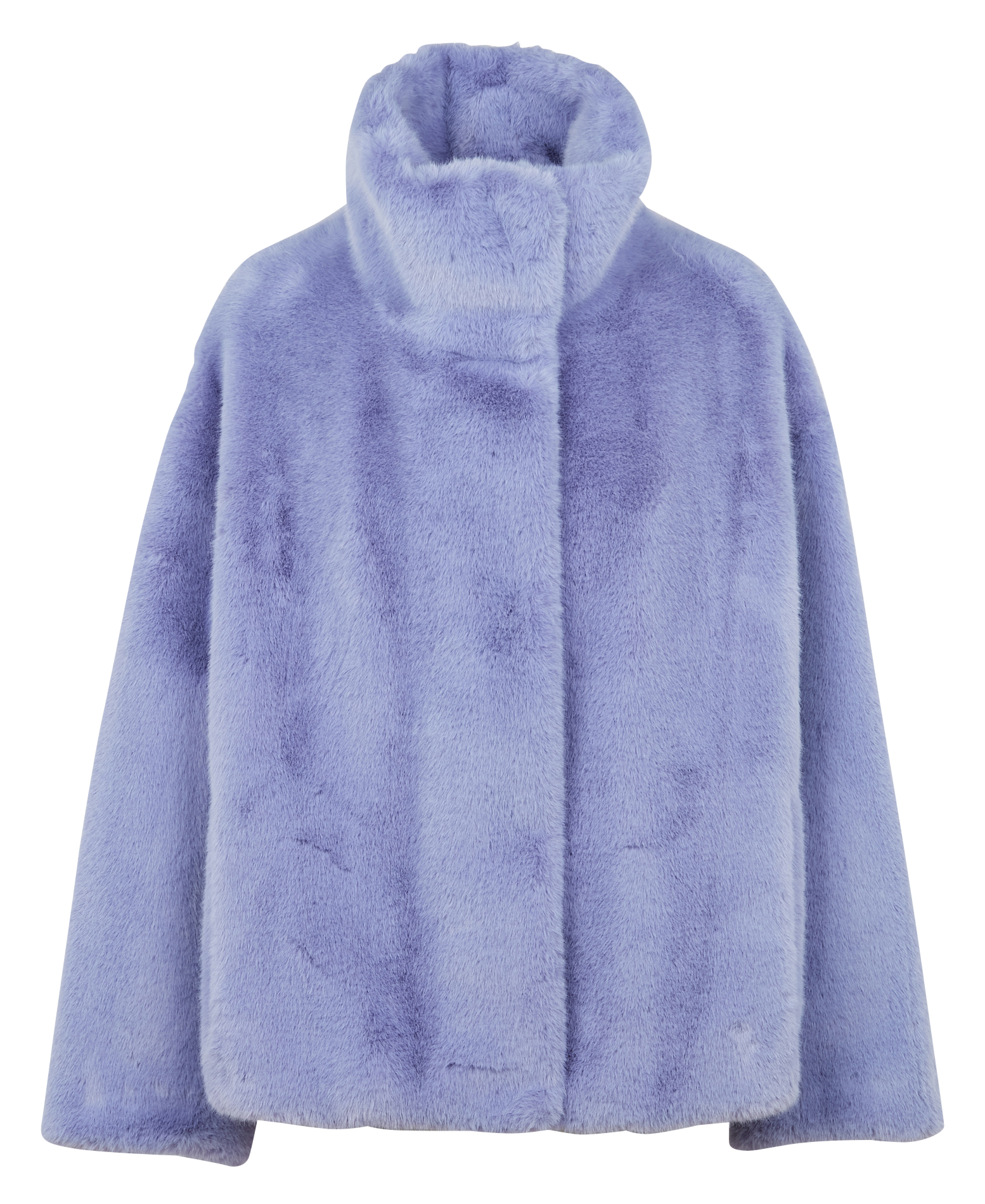 ZENDAYA - Manteau court en fausse fourrure| Violet