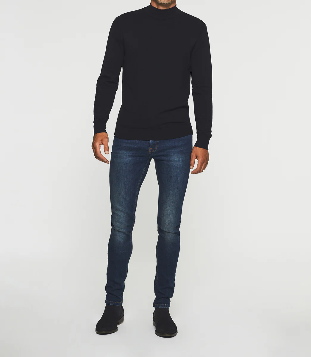 Pull col montant marine BYRON