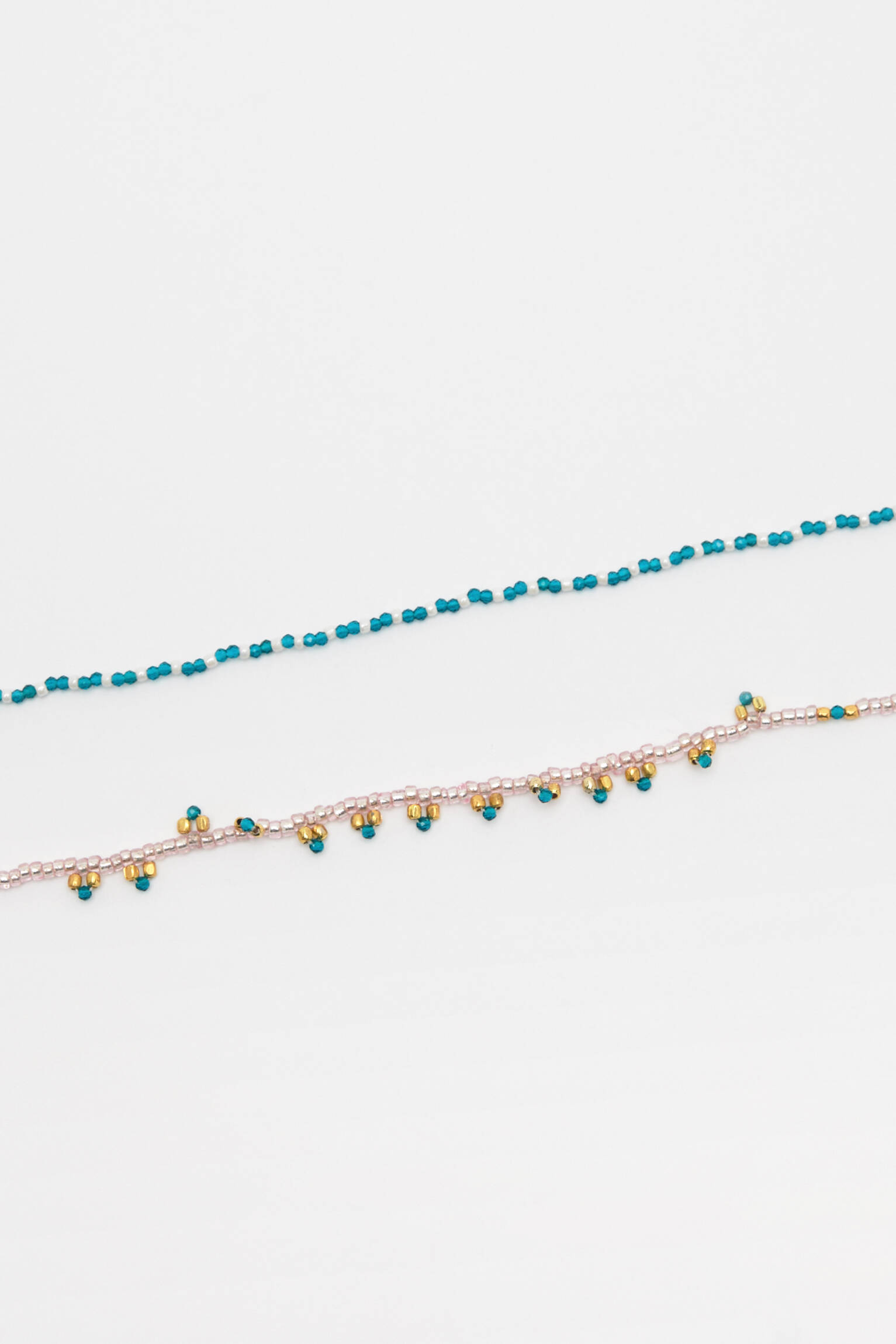 Conjunto de 4 colares - rosa
