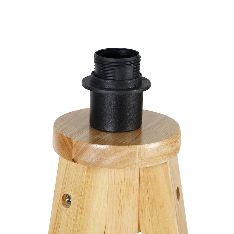 Landelijke vloerlamp tripod naturel - Tripod Classic