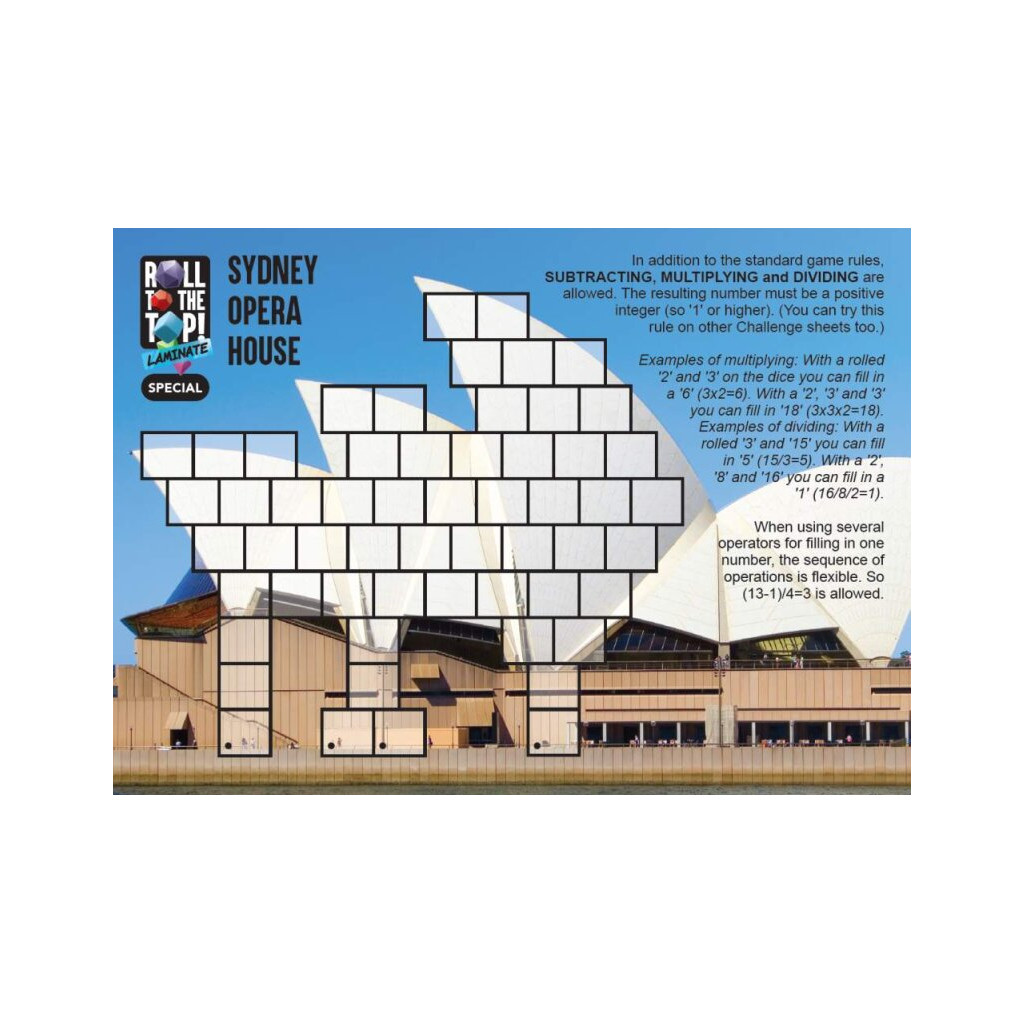 Roll to the Top ! Laminate - Expand the Math