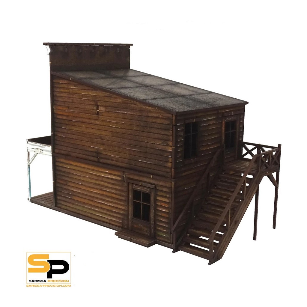 Old West Two-Storey Shop 3
