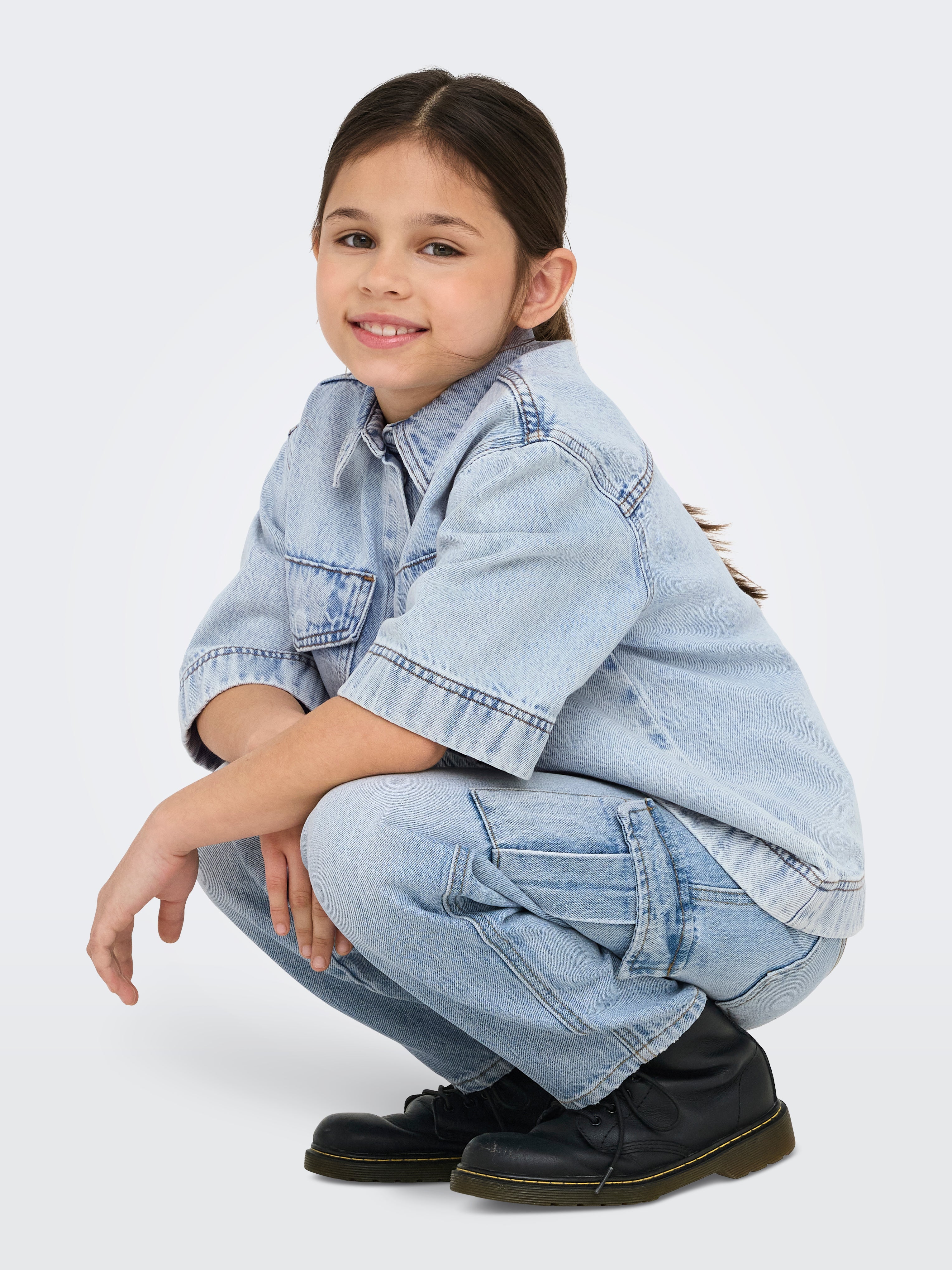 KOGHARMONY Weiter Beinschnitt Jeans Light Blue Denim