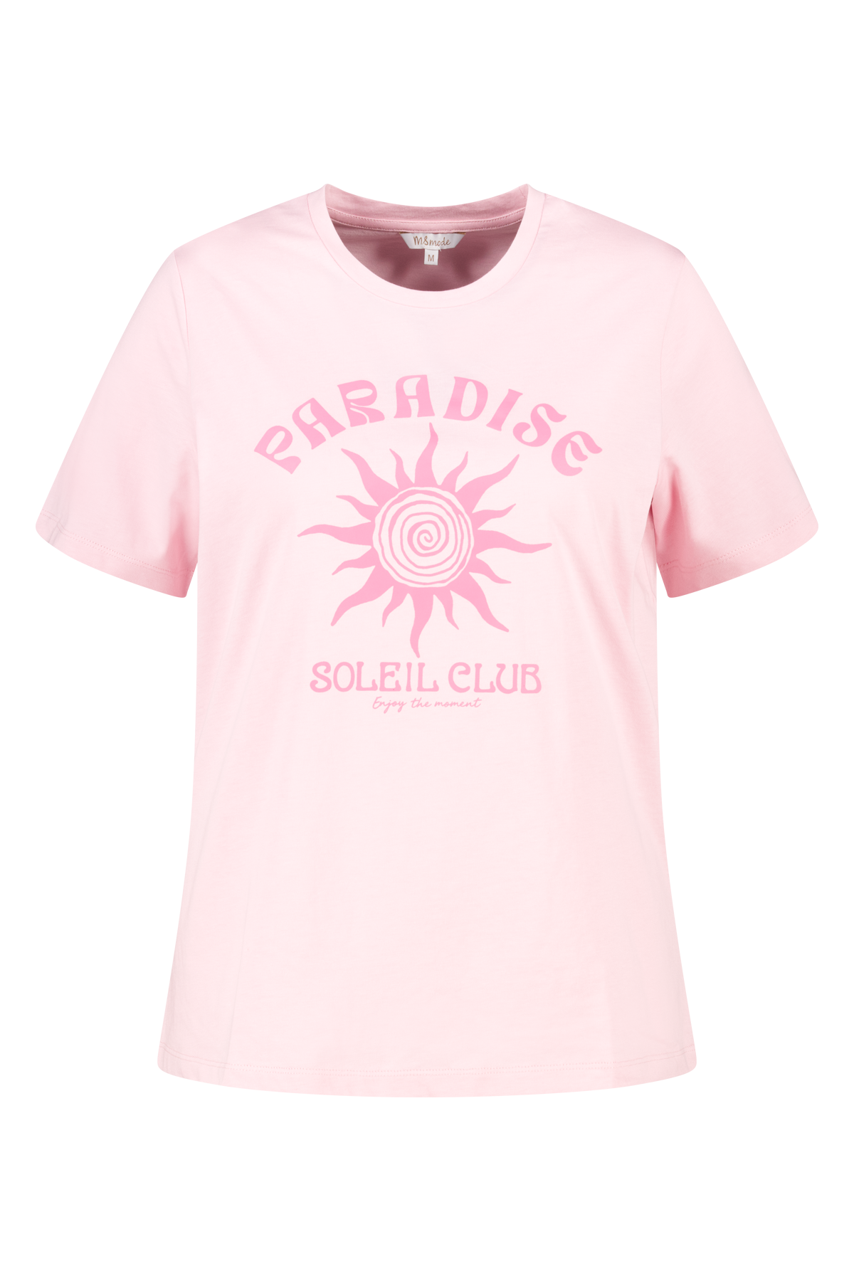 T-shirt met print Licht pink