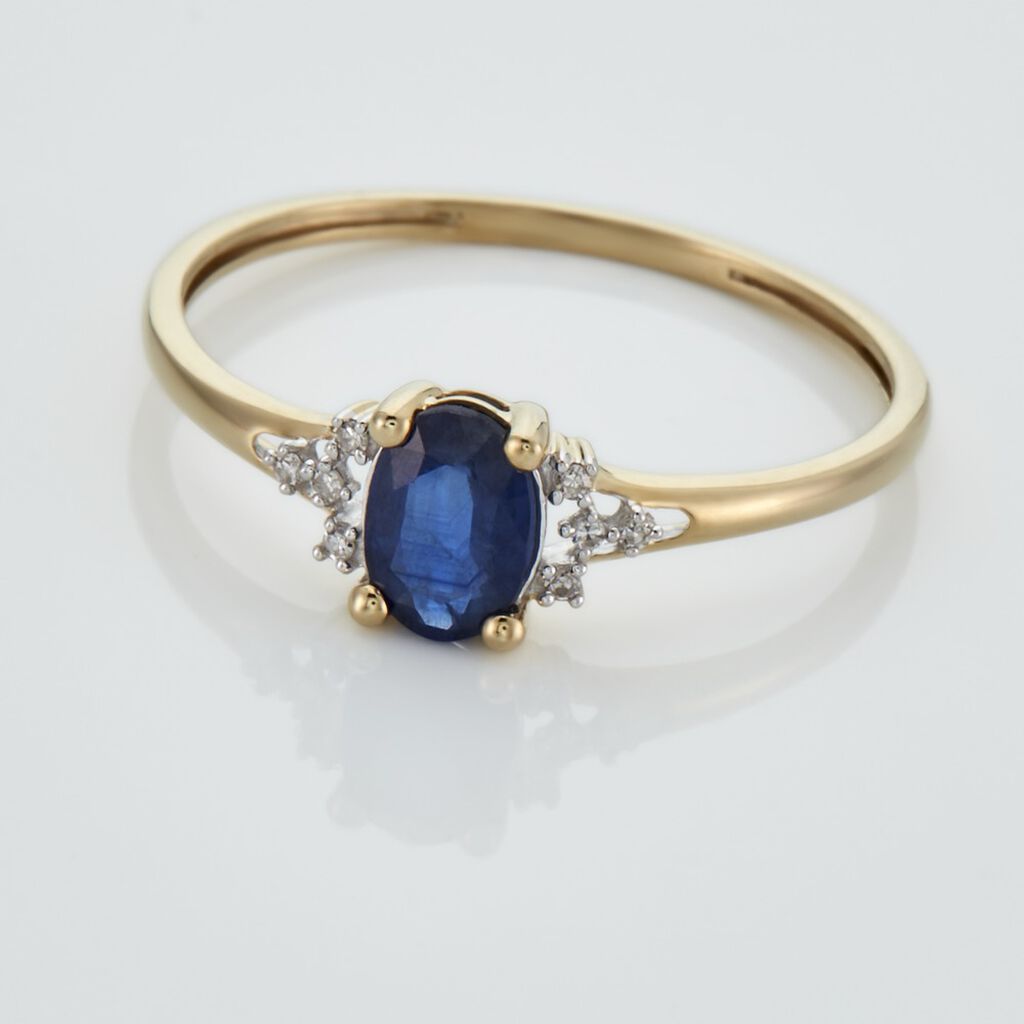 Bague Or Jaune Marie Saphir Diamants