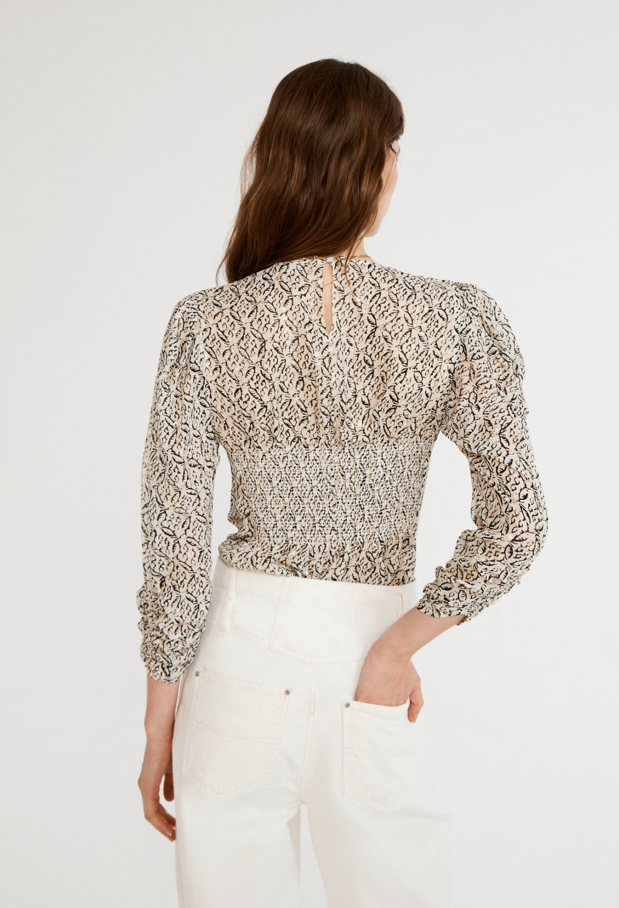 Blouse imprimee en viscose responsable