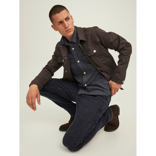 Jack & Jones - 12217122 TIM FRANKLIN-BLACK DENIM Negro
