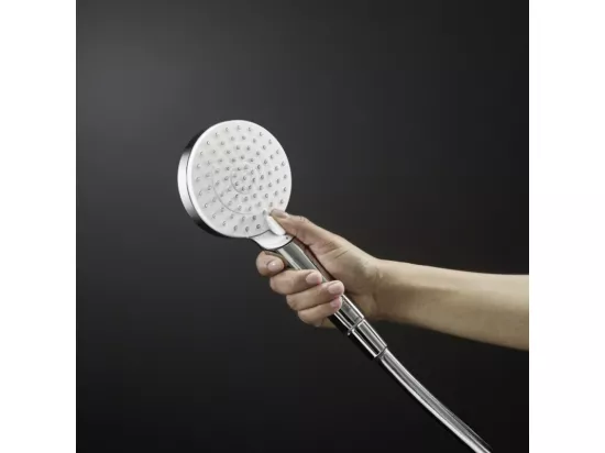 Pommeau de douche HANSGROHE Crometta Vario Green blanc/chromé