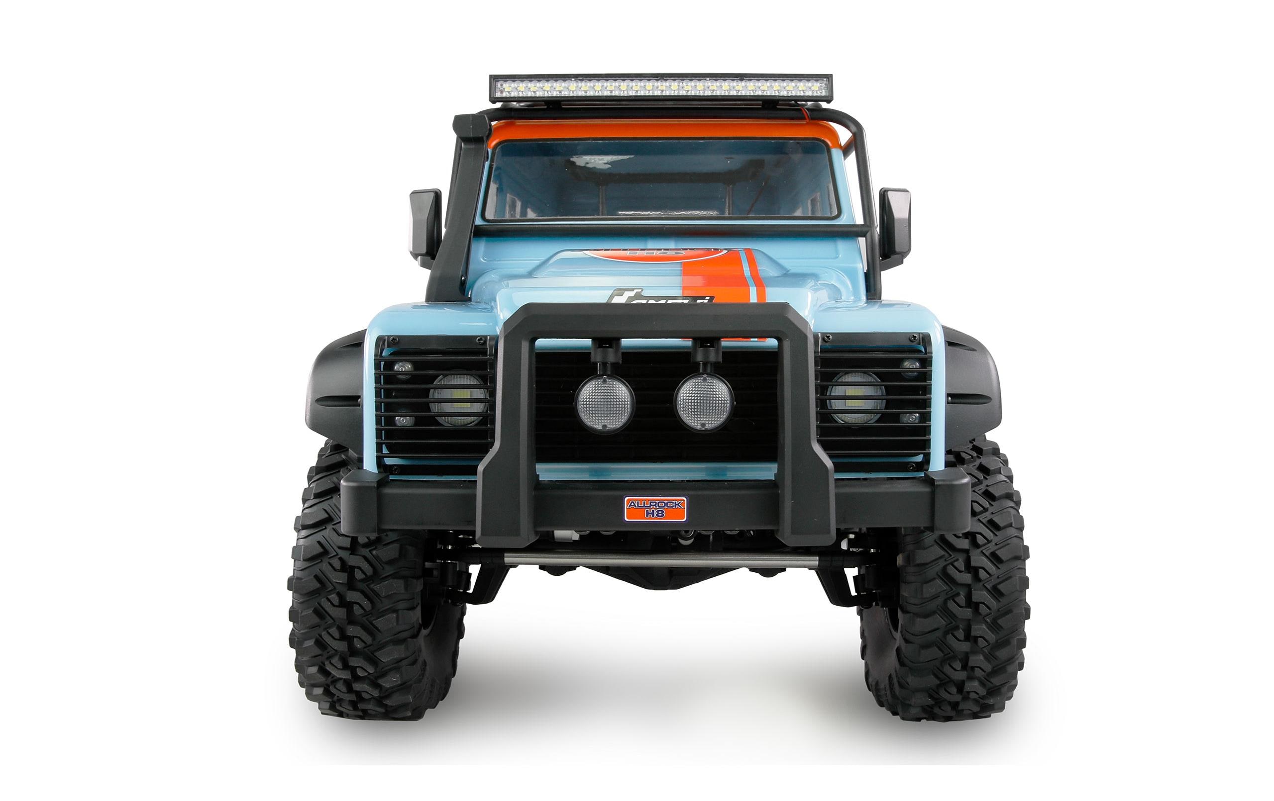 Scale Crawler ALLRock H8, Blau/Orange ARTR, 1:8<br>High-Class-Crawler im Massstab 1:8