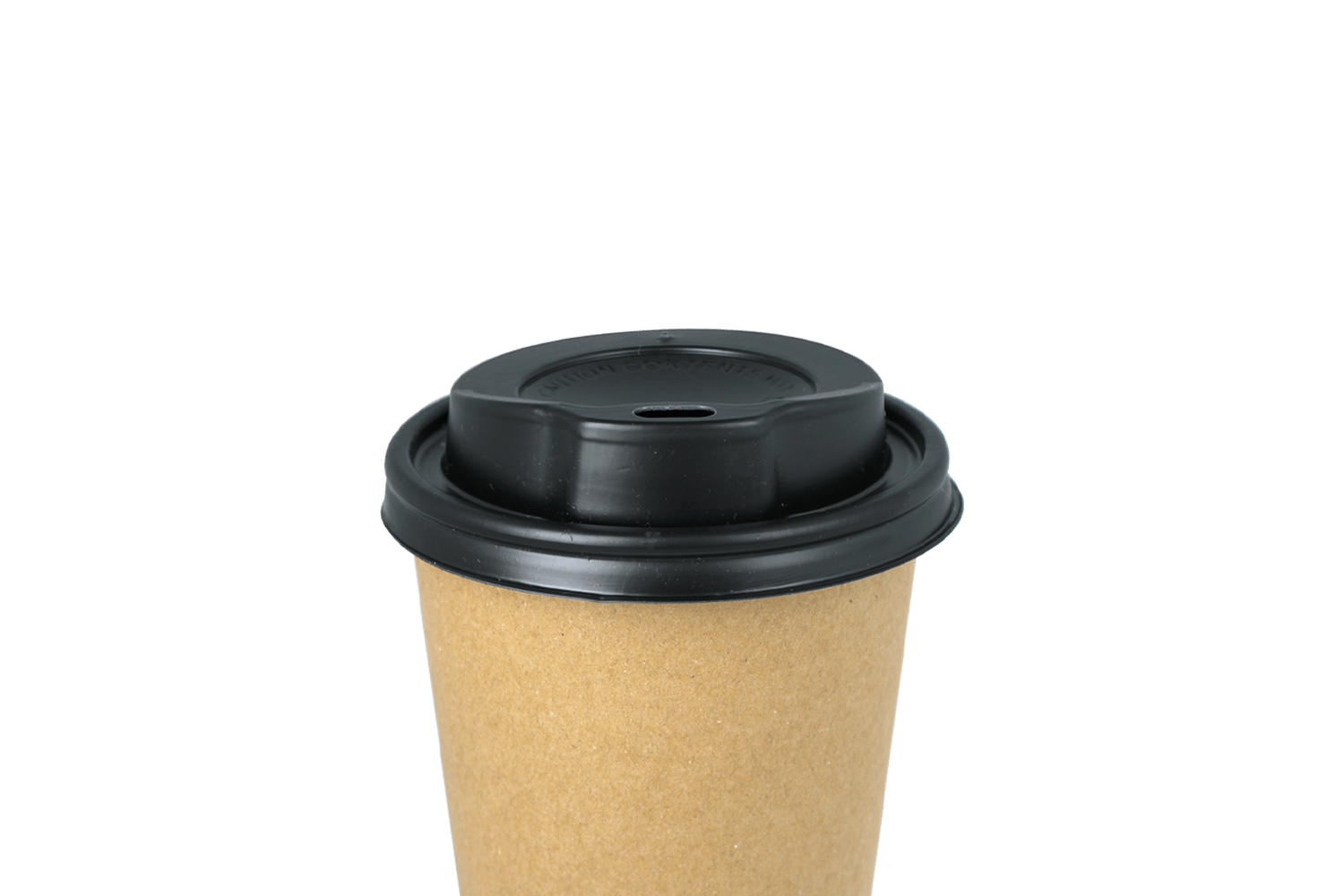 Koffiebeker deksels zwart Ø80mm