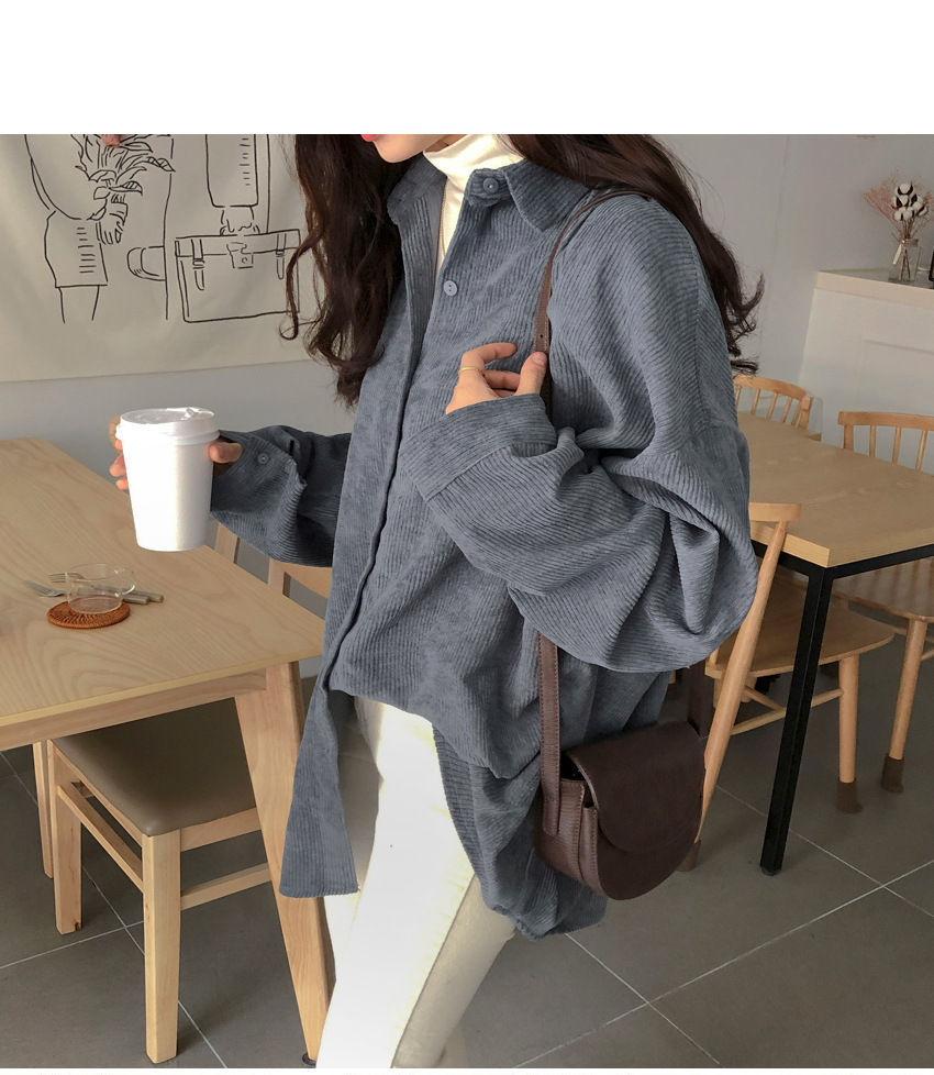 EFO - Oversized corduroy overhemd