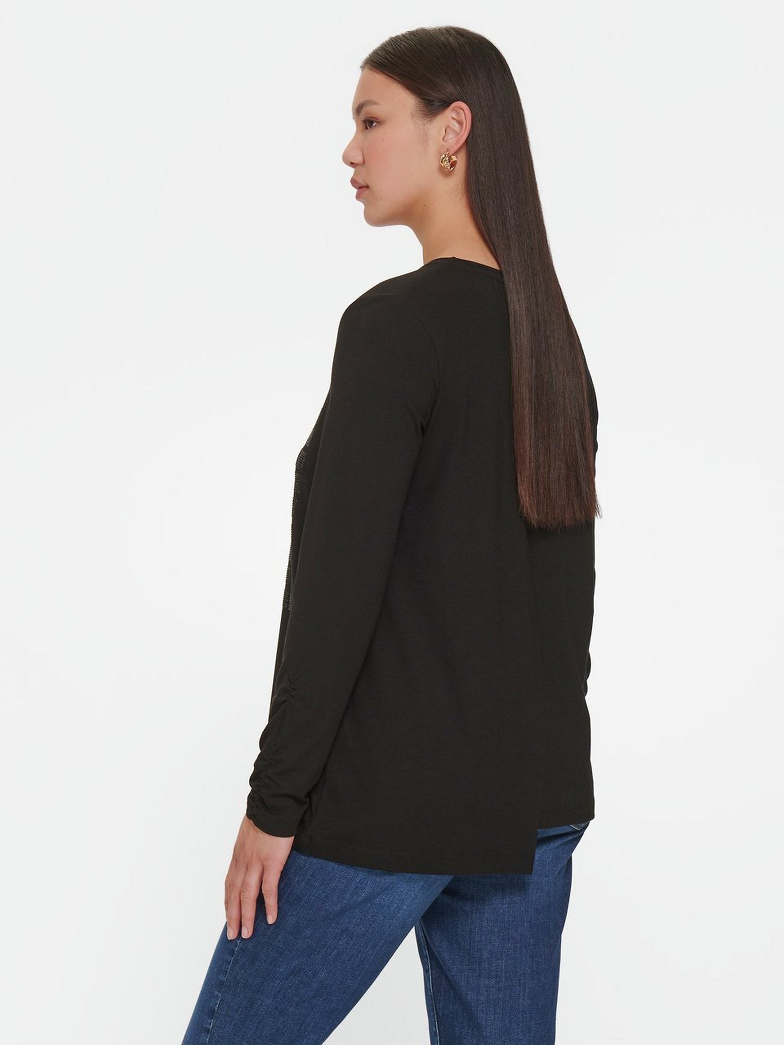 Rundhals-Shirt