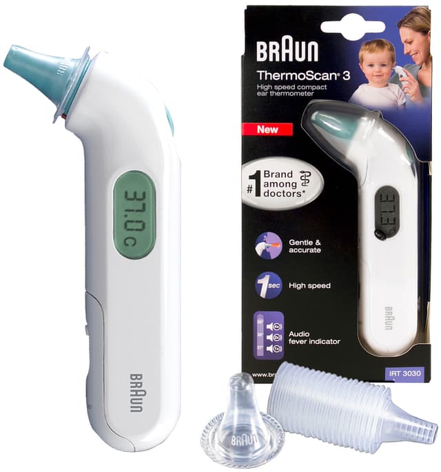 Braun øretermometer IRT3030WE