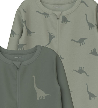 Name It Natdragt - Noos - NbmNightsuit - 2-Pak - Agave Green