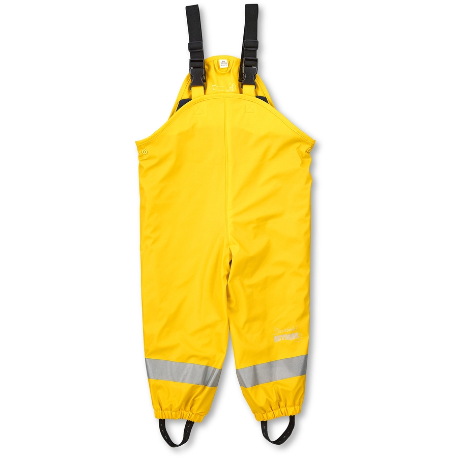 Sterntaler Regenträgerhose gefüttert gelb