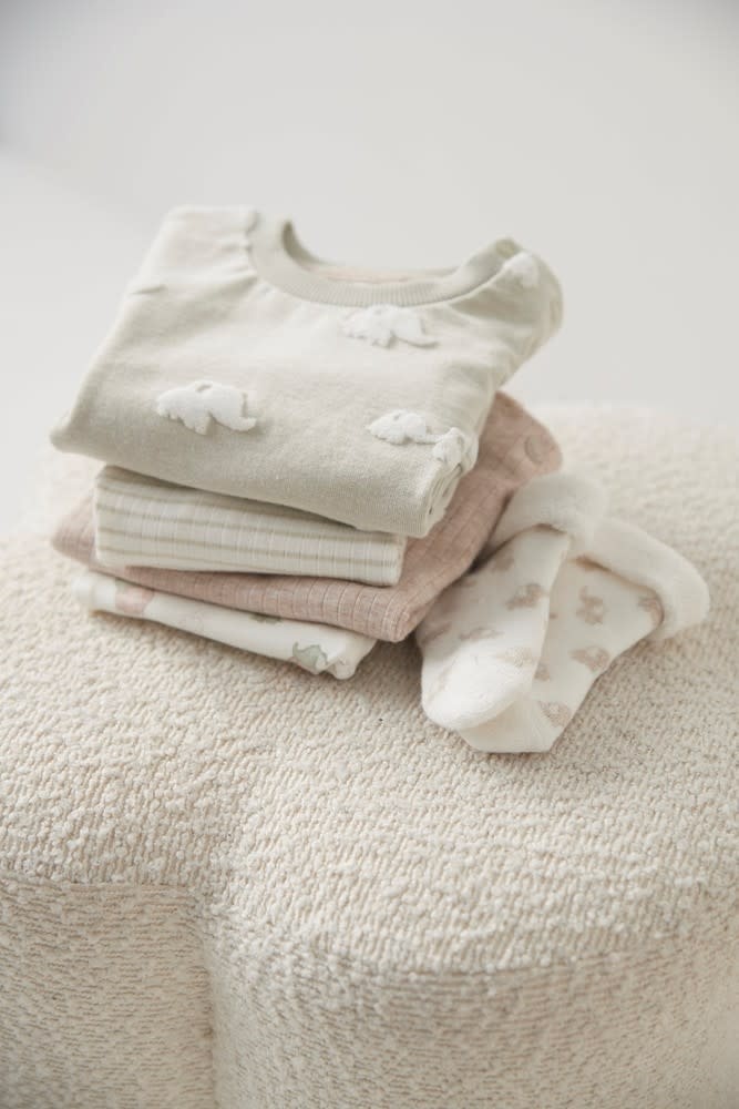 Feetje Feetje longsleeve aop - Elephant offwhite