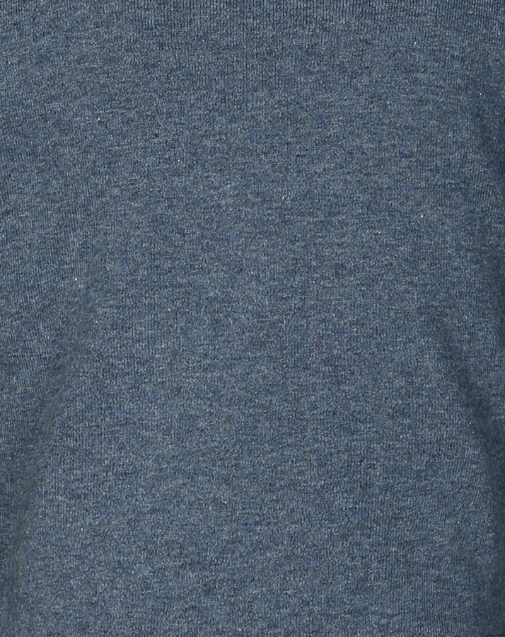 T-Shirt DAMLA UNI in indigo melange