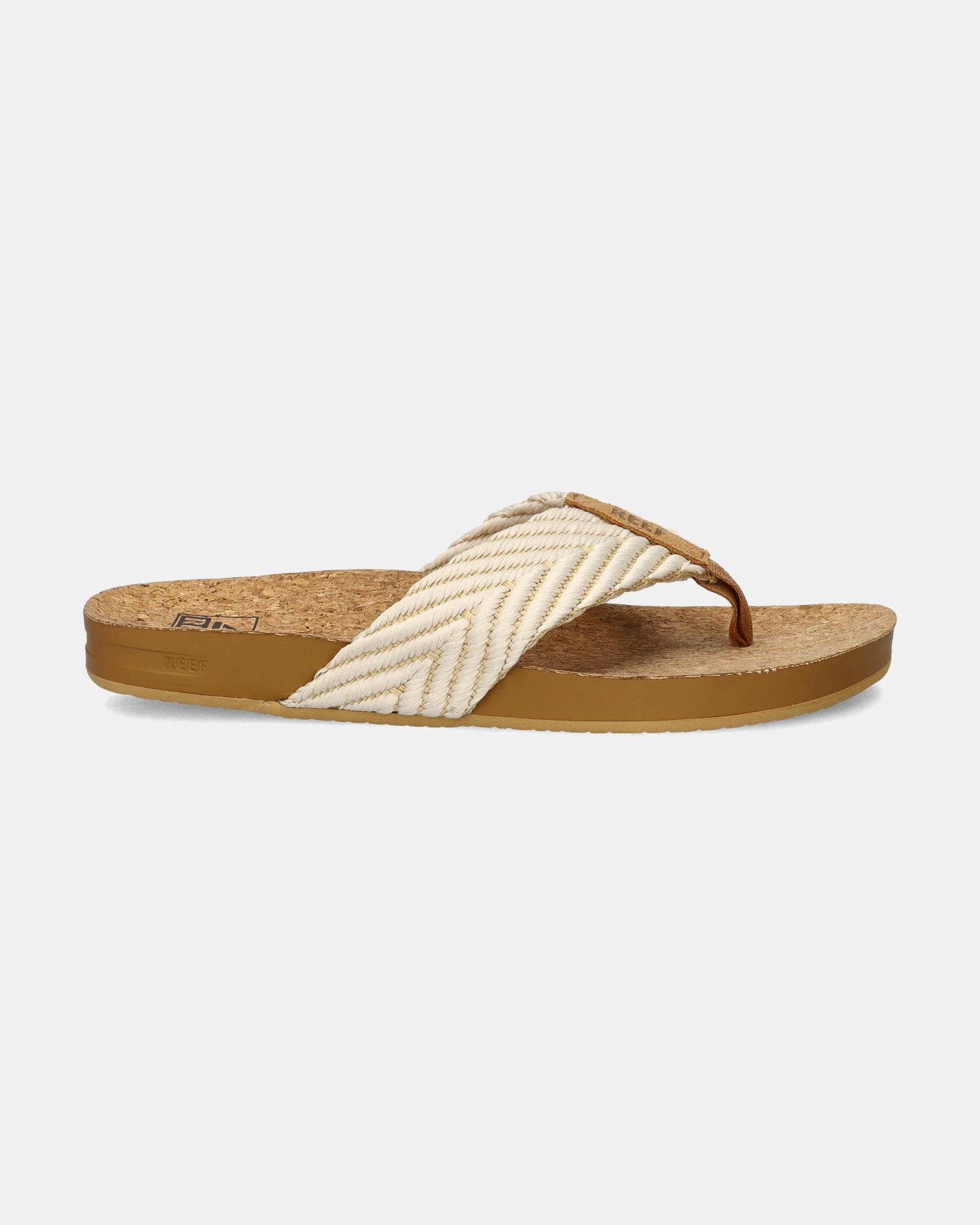 Reef Cushion Strand Slippers  - beige