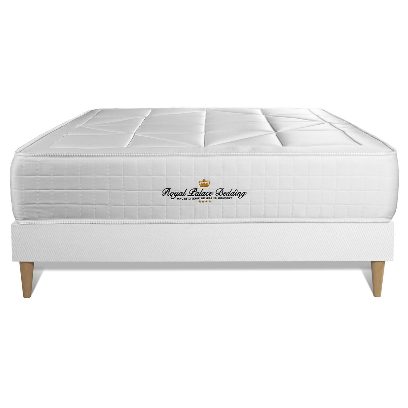 Royal Palace Bedding Pack dodo 5 pièces Windsor blanc - 200x200 cm