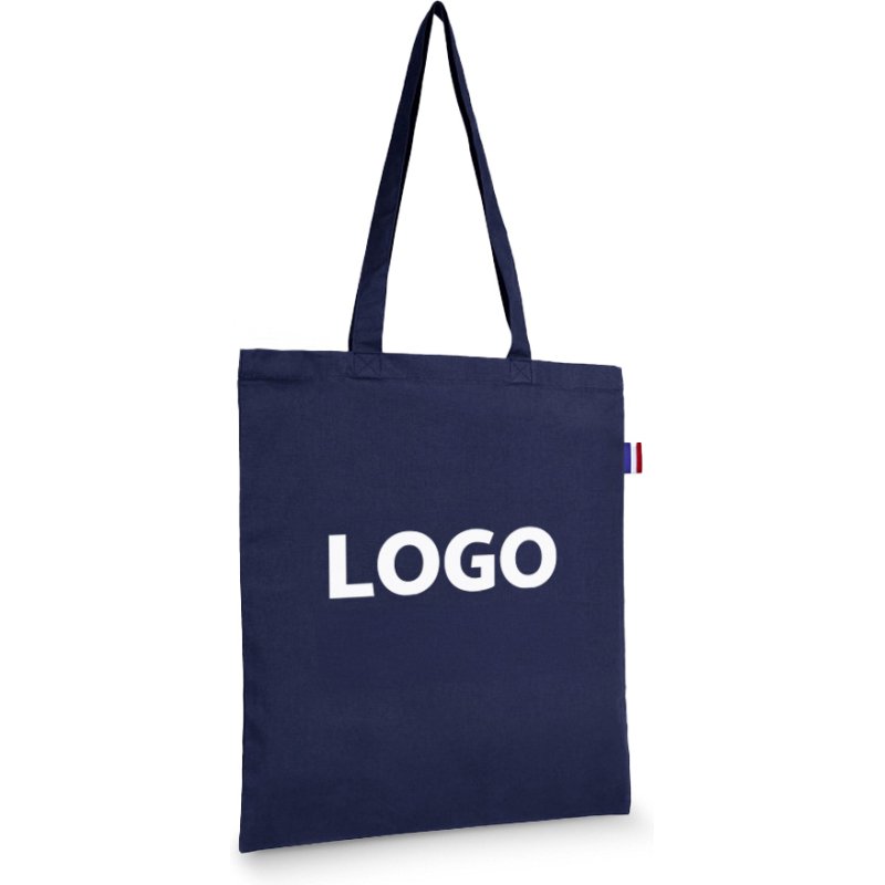 Sac couleur en coton publicitaire totebag 150 g/m² - 10 L - marquage 1 couleur