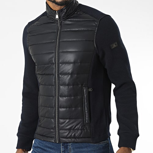 Veste Zippée BLC22K06 Bleu Marine Noir