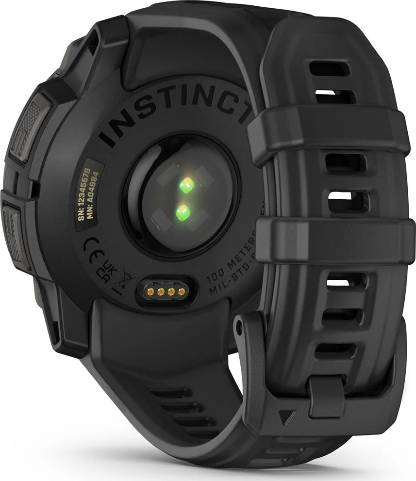 Instinct 3 - AMOLED - 45mm Black Bezel/Black Band