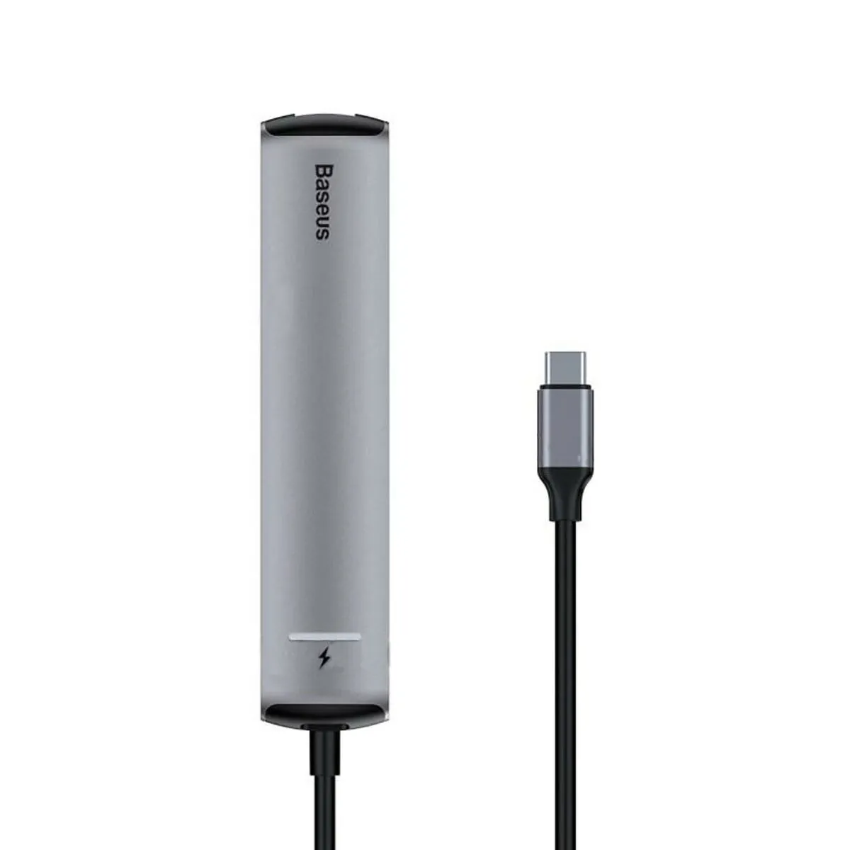 Baseus Hub USB Tipo-C vers USB 3.0 / HDMI / RJ-45 - Gris
