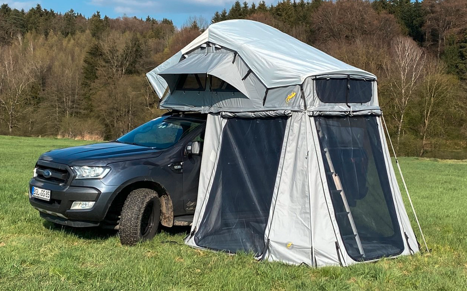 Gordigear Dachzelt Daintree 140 cm inkl. Vorzelt für 2 Personen