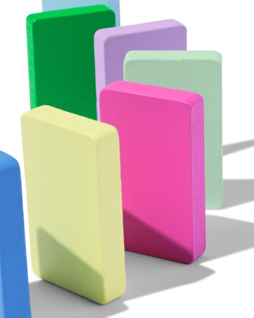 jeu de dominos en bois 88 pièces