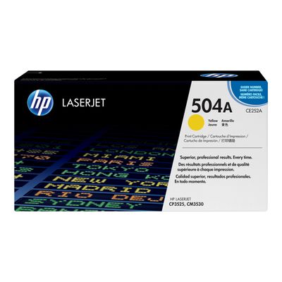 HP 504A - jaune - cartouche laser d'origine