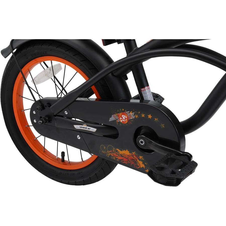 Bikestar Kinderrad 16 Zoll Cruiser schwarz