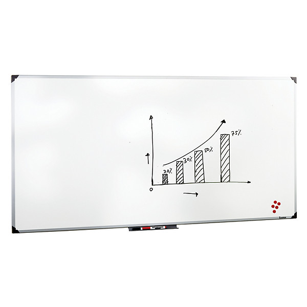 Tableau blanc émaillé 90 x 180 cm